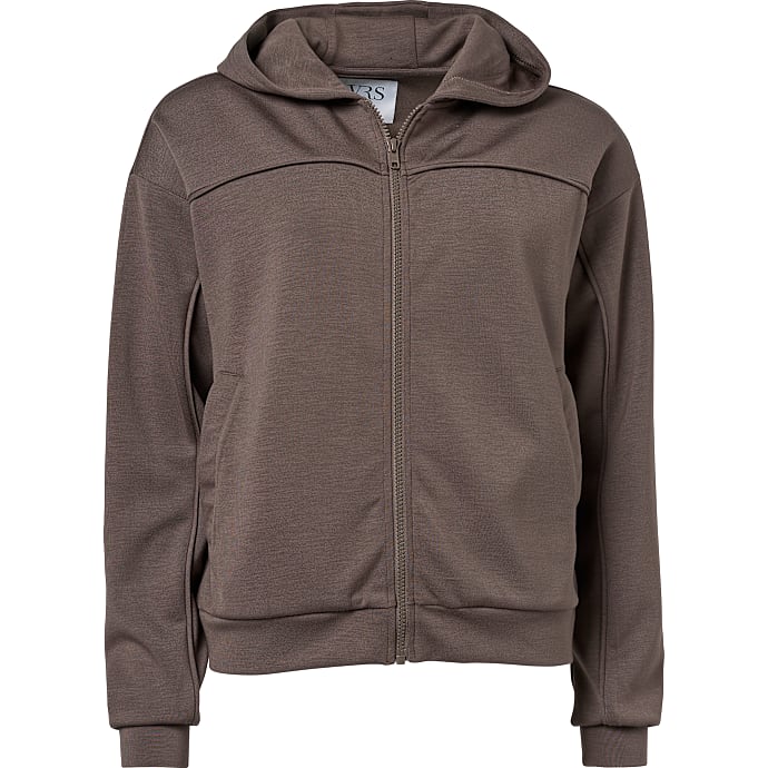 VRS Dame Oversize Sweat Hættetrøje S Brun