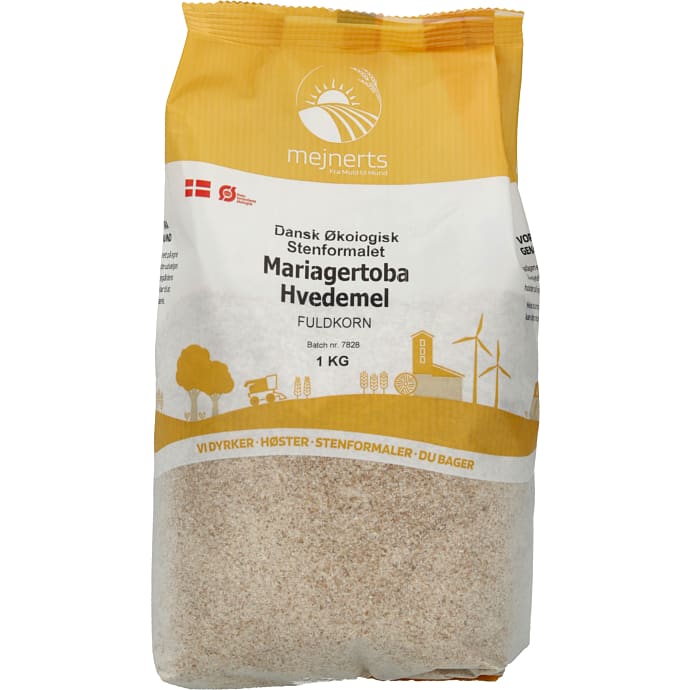 Mejnerts Mølle Mariagertoba Fuldkornshvedemel Øko