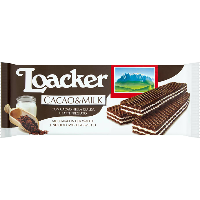 Vafler m. kakao og mælkecreme