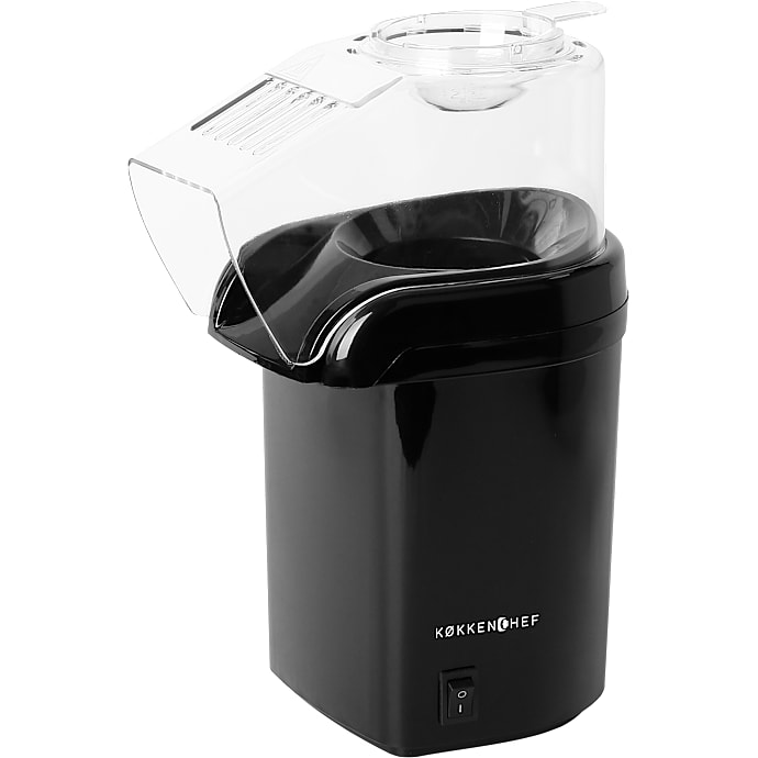 Køkkenchef popcornmaskine - sort