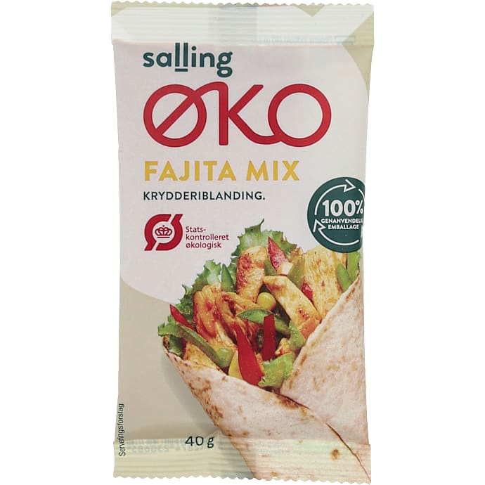Salling ØKO Fajita krydderiblanding