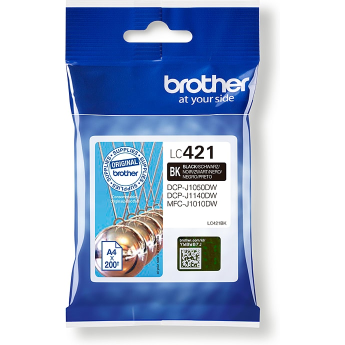 Brother LC421BK blæk - sort