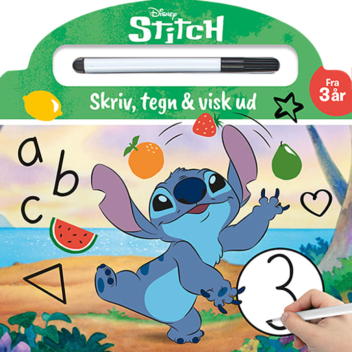 Alvilda Disney Stitch Skriv og visk ud