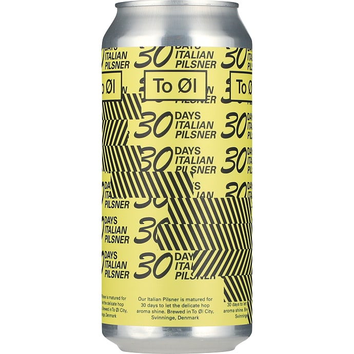 To Øl 30 Days Italian Pilsner 5% 440 ml