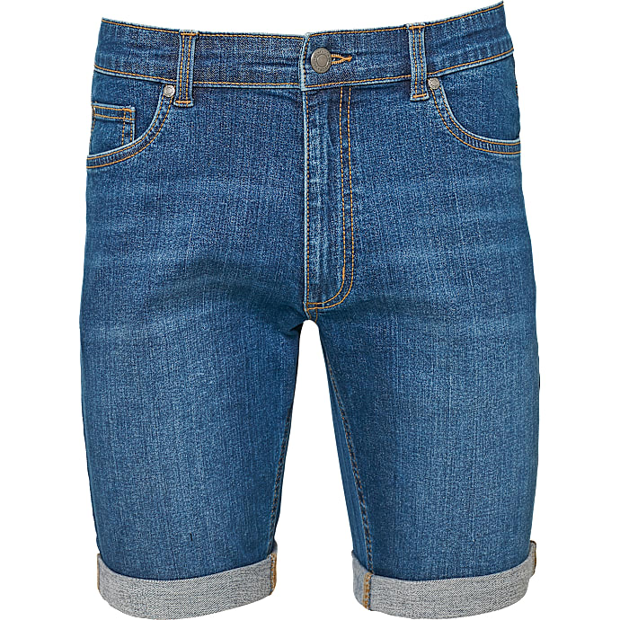 VRS herre denim shorts str. L - blå