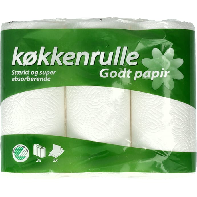 Godt Papir Køkkenrulle 3-lags
