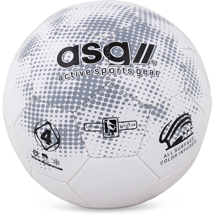 ASG fodbold str. 5 - hvid/grå