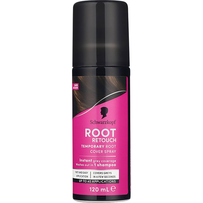 Temporary Root Cover hårfarvespray Dark Brown