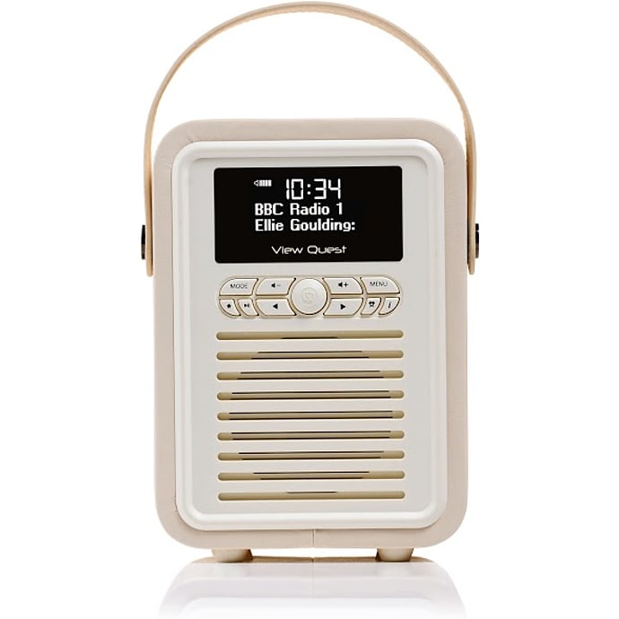 VQ Retro Mini DAB+/FM radio Bluetooth creme
