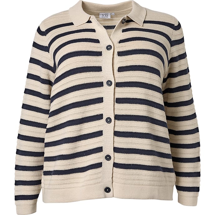 VRS Woman Jackie Dame Cardigan Str. 48 Beige/Navy