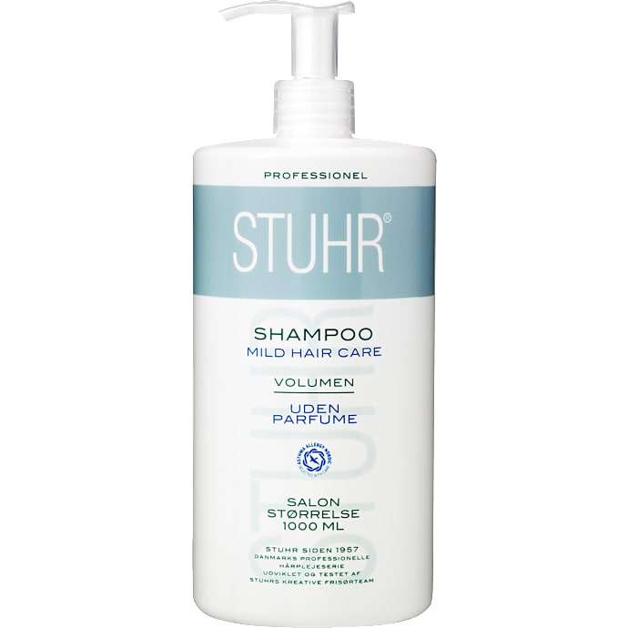 Stuhr Shampoo parfumefri m. pumpe 1000 ml