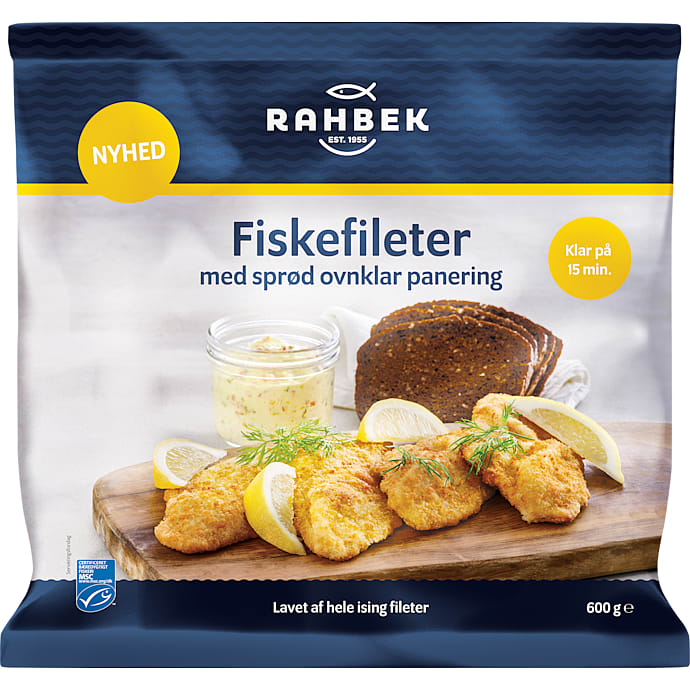 Panerede fiskefileter