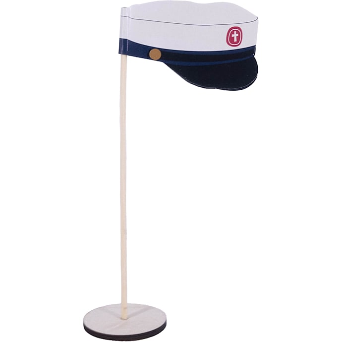 Studenter Bordflag 14 cm Blå