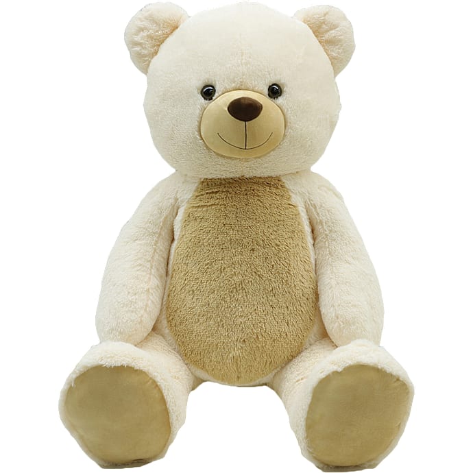 My Soft Friend teddy bamse 136 cm - creme