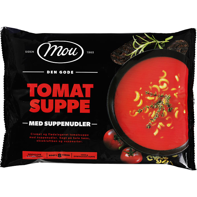 Tomatsuppe m. suppenudler