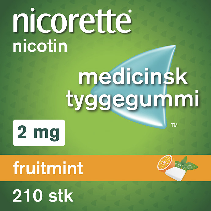 Nikotintyggegummi Fruitmint