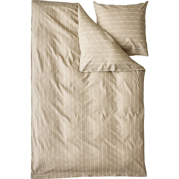 Salling Sengetøj 140x220 cm strib beige