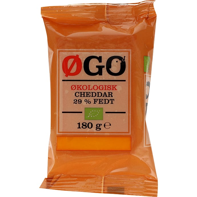 ØGO Økologisk cheddar 50+ 180 g