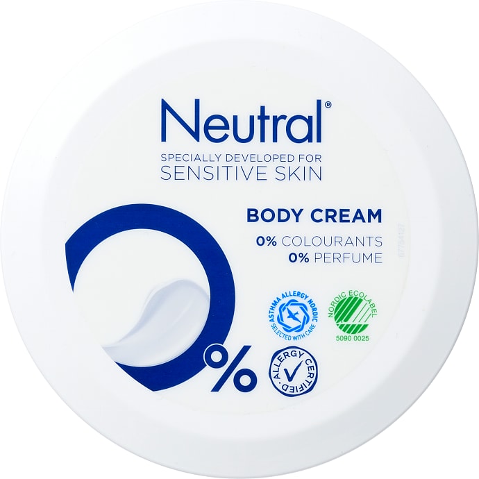 Bodycreme sensitiv hud parfumefri