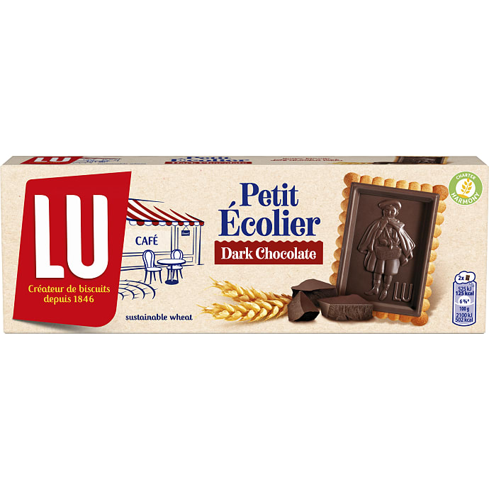 Kiks m. mørk chokoladeovertræk