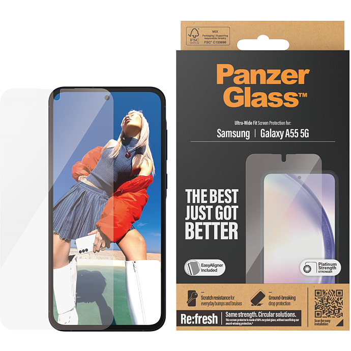 PanzerGlass Skærmbeskyttelse Samsung Galaxy A55