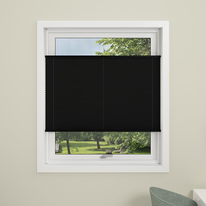 DEBEL Flex plisségardin 110x130 cm sort