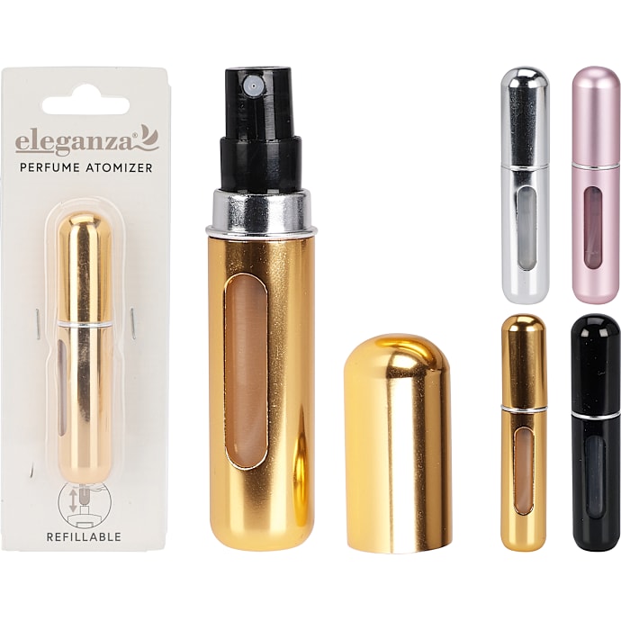 Genopfyldelig parfumespray 5 ml - flere varianter - assorteret