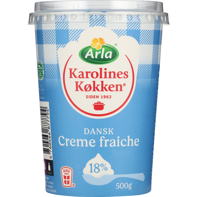 Arla Karolines Køkken Creme Fraiche 18% 500 g