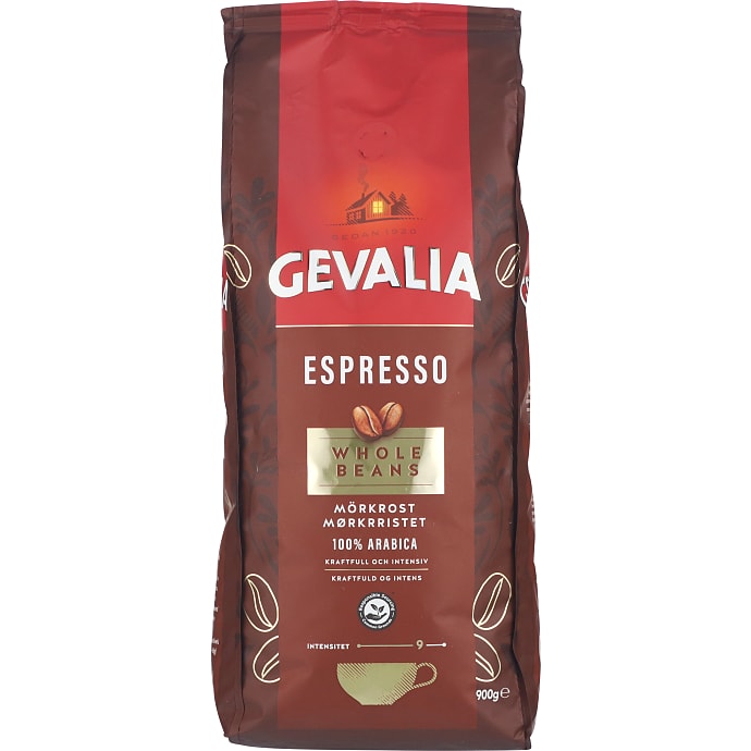 Gevalia Espresso Hele Bønner 900 g