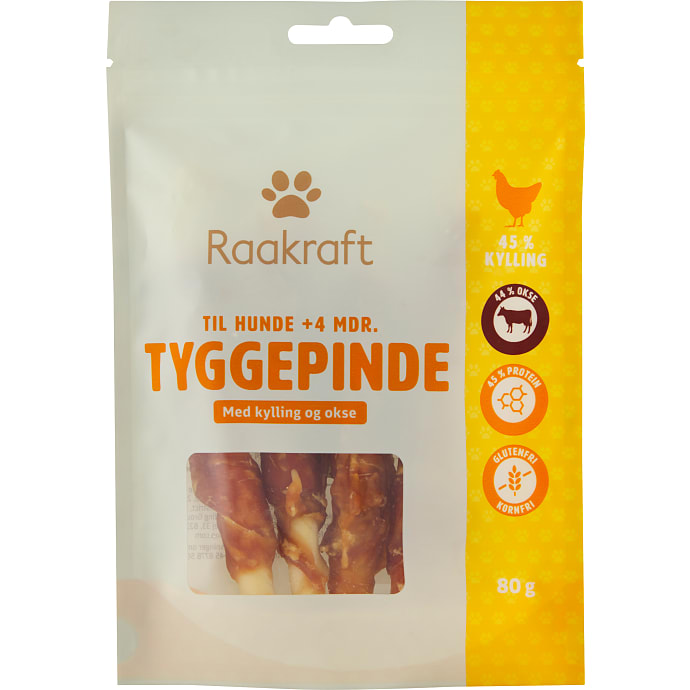 Tyggepinde m. kylling og okse