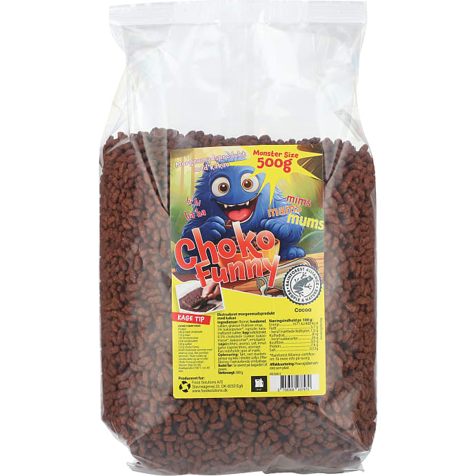 Puffede og ristede ris m. kakaosmag