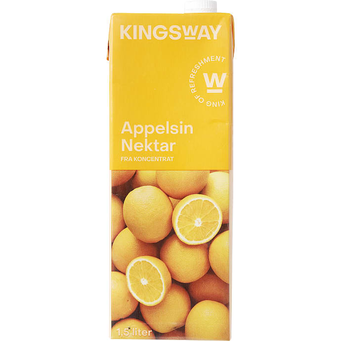 Kingsway Appelsinnektar fra Koncentrat 1,5 L