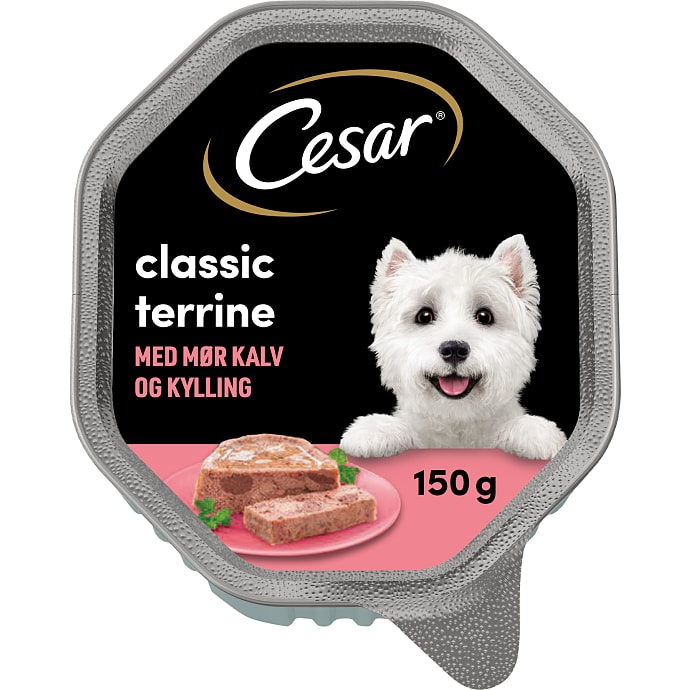 Cesar Vådfoder Kalv og Kylling 150 g
