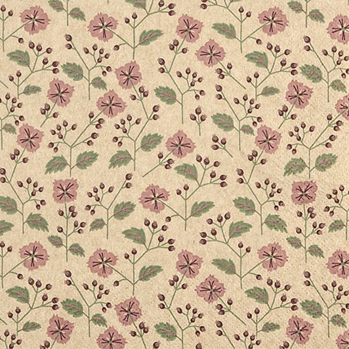 Windsor mønstrede servietter 33x33 cm 20-pak