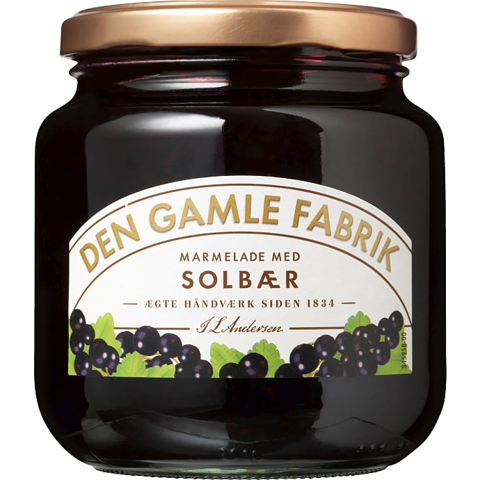 Den Gamle Fabrik Solbærmarmelade 600 g