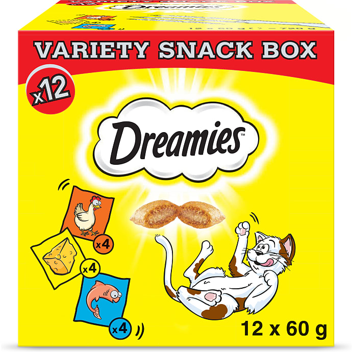 Dreamies Godbidder m. kylling, ost og fisk