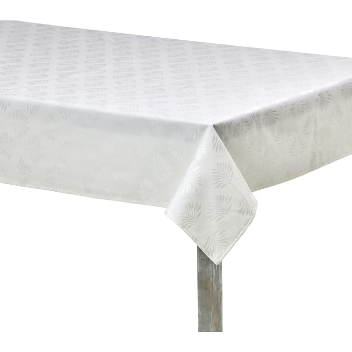 Salling Damaskdug - blade hvid 1 stk