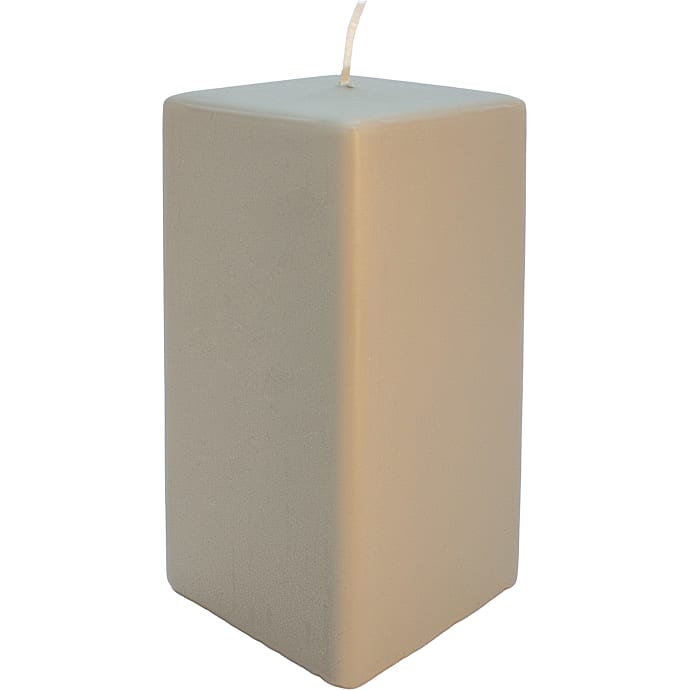 Firkantet Bloklys 7x7x15 cm Sand