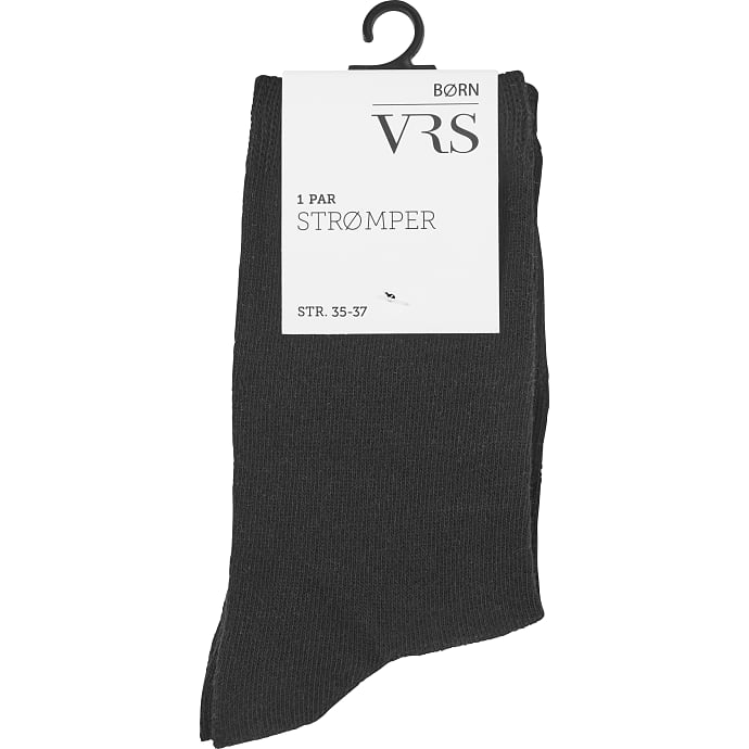 VRS Børnestrømper str. 31/34 Sort
