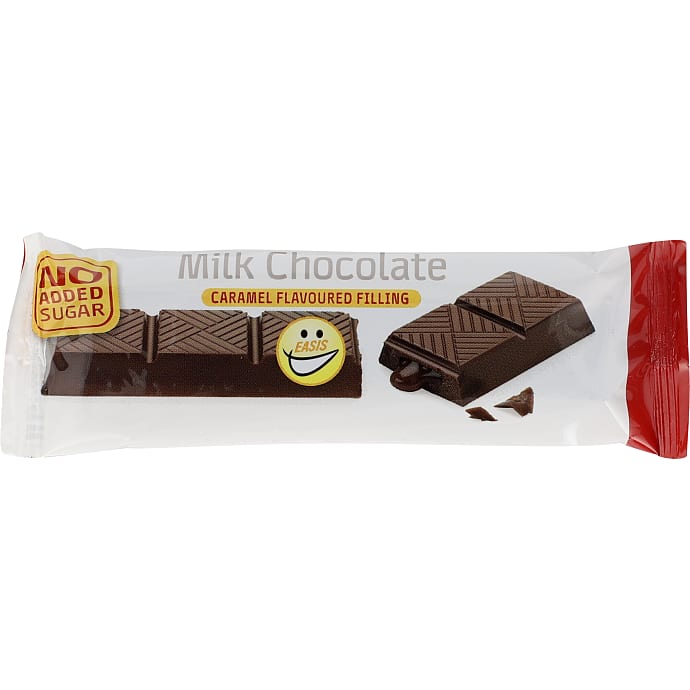 Chokoladebar m. mælkechokolade og karamel