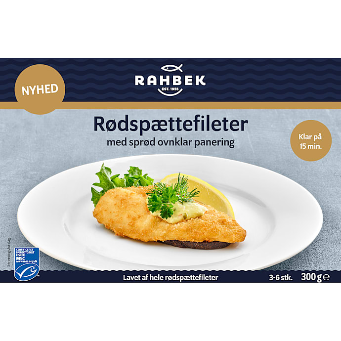Panerede rødspættefileter