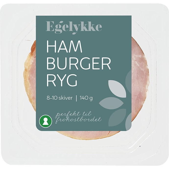 Egelykke Hamburgerryg i skiver
