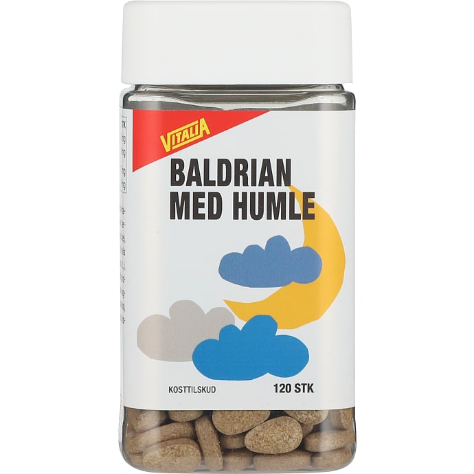 Vitalia Baldrian med humle 120 stk
