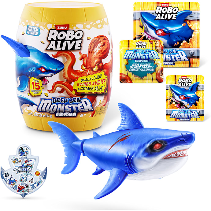 Robo Alive Deep Sea Monster figur og slim
