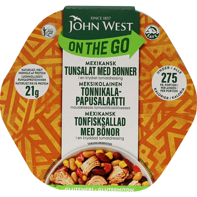 Tun i tomatsauce m. bønner, majs og rød peber glutenfri