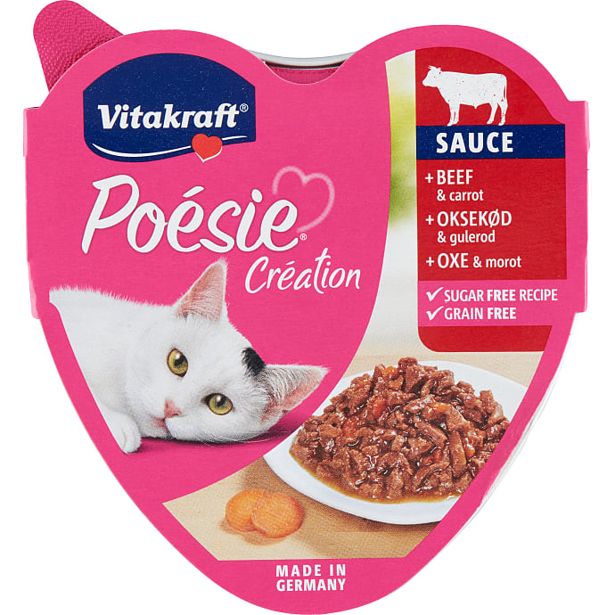 Vitakraft Vådfoder med oksekød og gulerod