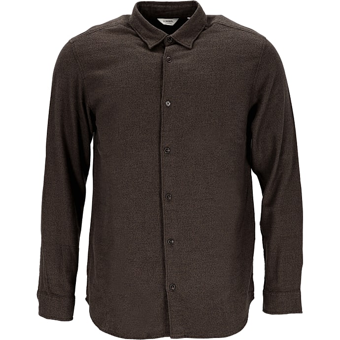 JJ REBEL herre langærmet skjorte str. 2XL - brun
