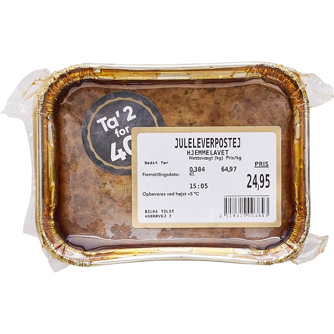 Juleleverpostej