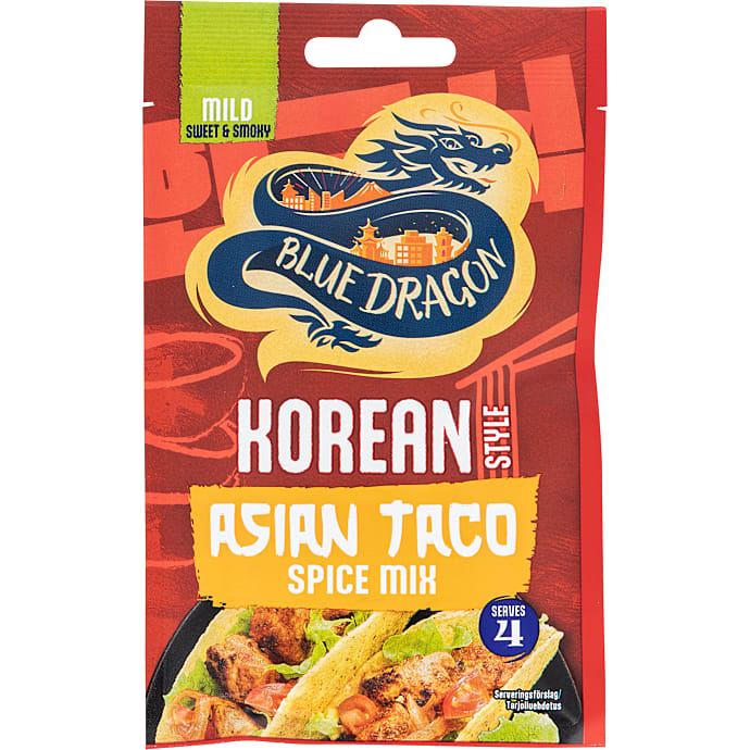 Blue Dragon Taco Krydderiblanding Mild