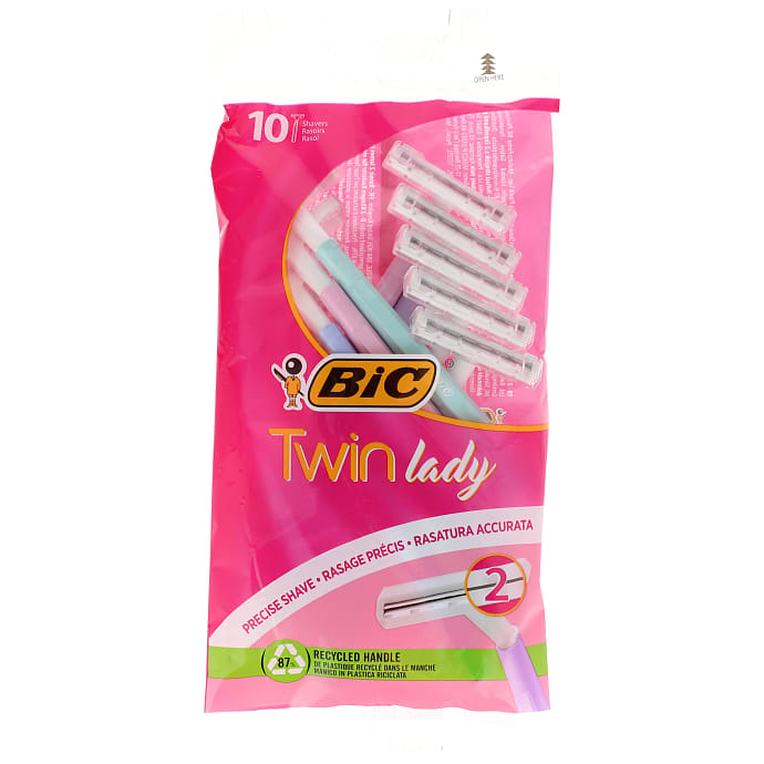 Bic Twin Lady Engangsskraber 10 stk